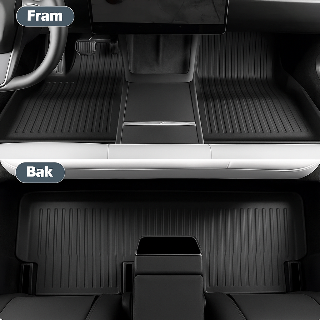 Model Y Juniper - Gummimattor XPE (4 Delar)